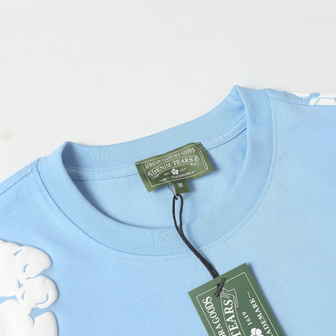 Denim Trousers Sky Blue Short set