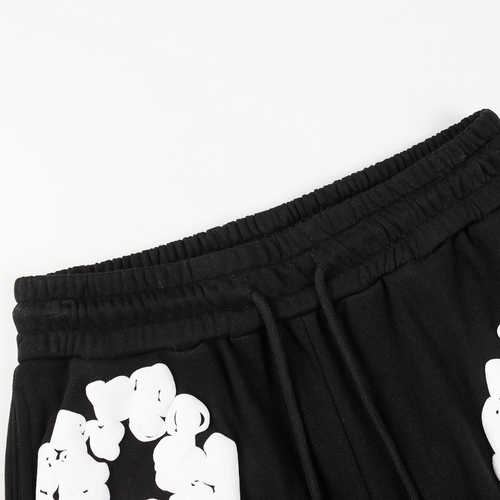Denim Trs Black Short set