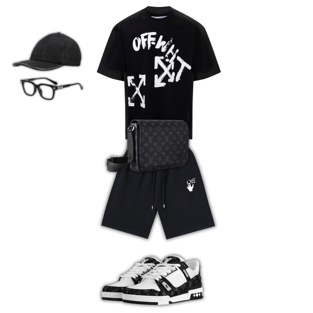 Outfit BB + Bag + Cap + Sunglasses + Sneakers